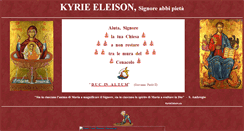 Desktop Screenshot of kyrieeleison.eu