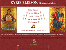 Tablet Screenshot of kyrieeleison.eu